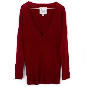 NWOT Energie Womens Sweater Pullover Red Medium AL
